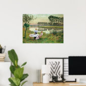 Summer Evening door Emile Claus Poster (Thuiskantoor)