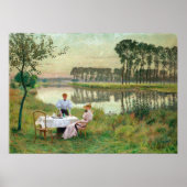 Summer Evening door Emile Claus Poster (Voorkant)
