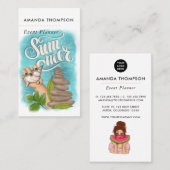 Summer Event Planner Catering Visitekaartje (Voorkant / Achterkant)