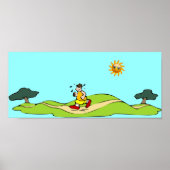 Summer Exercise Funny Poster (Voorkant)