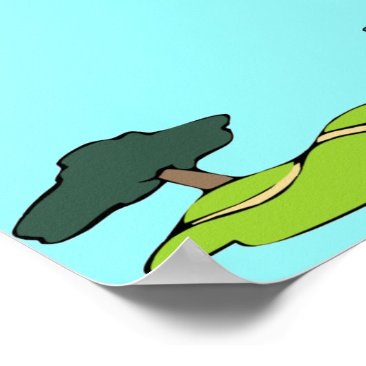 Summer Exercise Funny Poster (Hoek)