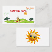 Summer Exercise Funny Visitekaartje (Voorkant / Achterkant)