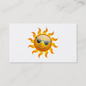 Summer Exercise Funny Visitekaartje (Achterkant)