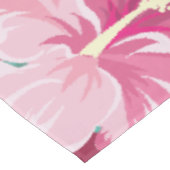 Summer Exotic Flowers striped Burgundy Tafelkleed (Gekanteld)
