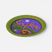 Summer Explore Outside is de beste picknick Papieren Bordje (Gekanteld)