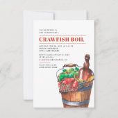 Summer Family Crawfish Boil Celebration Kaart (Voorkant)
