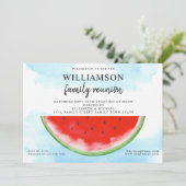 Summer Family Reunion Watermelon Kaart (Staand voorkant)