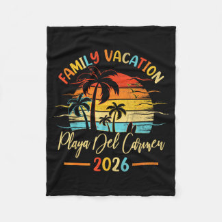 Summer Family Vacation 2026 Mexico Playa Del Fleece Deken