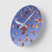 Summer Fantasia Clock Ronde Klok (Hoek)