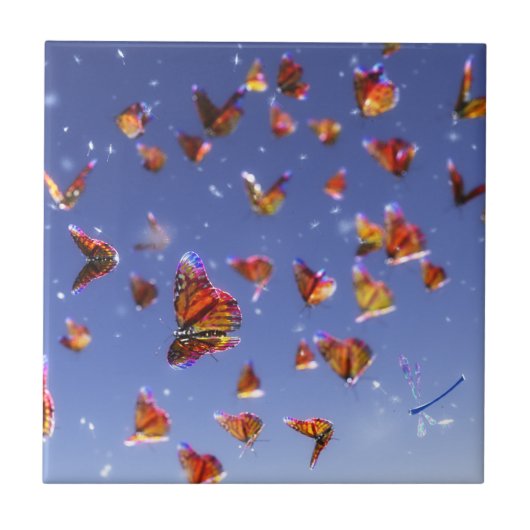 Summer Fantasia Decoratieve Tegel / Trivet Tegeltje (Voorkant)