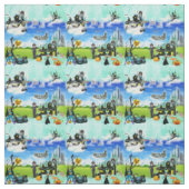 Summer Fantasy Halloween uitnodiging herhalen Stof (Swatch)