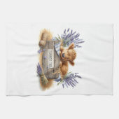 Summer Farm Baby Cow Theedoek (Horizontaal)