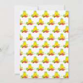 Summer Farmers Market Vegetables Fruit Investition Kaart (Achterkant)