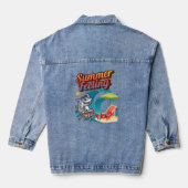 "Summer Feeling" Denim Jacket (Achterkant)