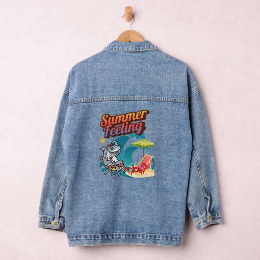"Summer Feeling" Denim Jacket (Hangar)