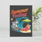 "Summer Feeling" Kaart (Staand voorkant)