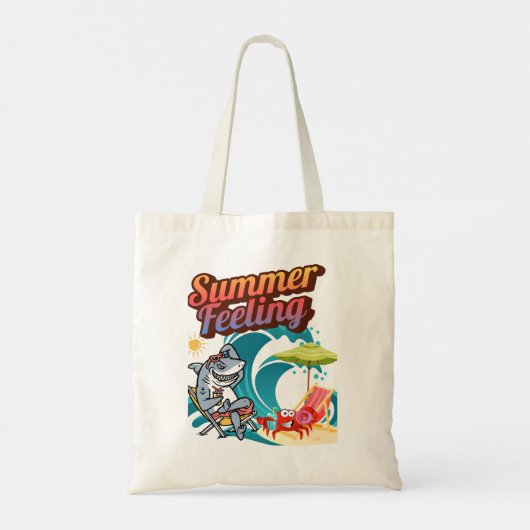 "Summer Feeling"  Tote Bag (Achterkant)