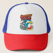 "Summer Feeling"  Trucker Pet (Voorkant)