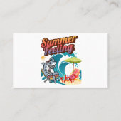 "Summer Feeling" Visitekaartje (Achterkant)