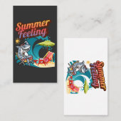 "Summer Feeling" Visitekaartje (Voorkant / Achterkant)