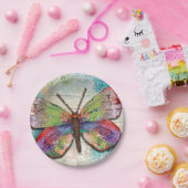 Summer Feelings Vlinder Papier Bord (Feest)