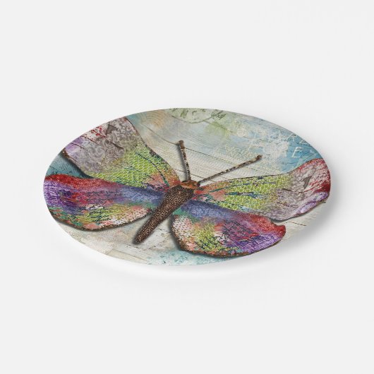 Summer Feelings Vlinder Papier Bord (Gekanteld)