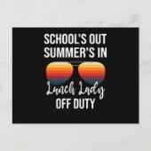Summer Feestdagen Afstuderen Lunchtime School Lunc Briefkaart (Voorkant)