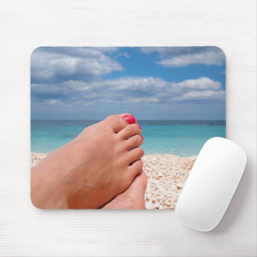 Summer feestdagen relaxmousepad muismat (Met muis)