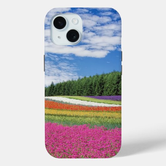 Summer Field Rows of Flowers Case-Mate iPhone Case (Achterkant)
