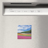 Summer Field Rows of Flowers Magneet (Insitu (Vaatwasser))