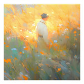 Summer Fields anime impressionisme Foto Afdruk (Voorkant)