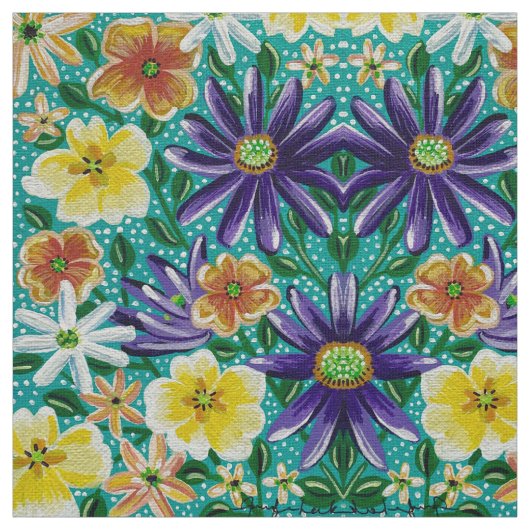 Summer Fields Fabric Stof (Swatch)