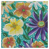 Summer Fields Fabric Stof (Close Up)