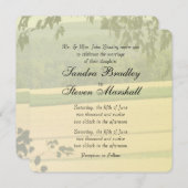 Summer Fields OutdoorWedding Invitations Kaart (Voorkant / Achterkant)
