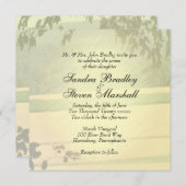 Summer Fields Wedding Invitations Kaart (Voorkant / Achterkant)