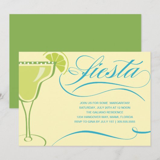 SUMMER FIESTA | PARTIJONDERZOEK KAART (Voorkant / Achterkant)