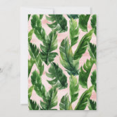 Summer Flamingo Balloon uitnodiging (Achterkant)