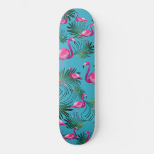 Summer Flamingo Palm Vibes #2 Persoonlijk Skateboard