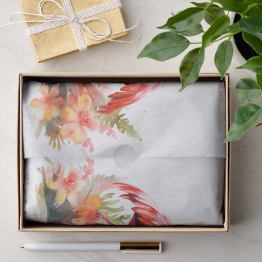 Summer Flamingo Tissuepapier (Geschenk)