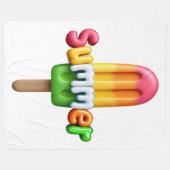 Summer  fleece deken (Voorkant (Horizontaal))