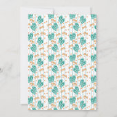 Summer Flip Flop Birthday Party nodigt uit Kaart (Achterkant)