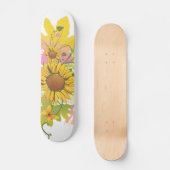 Summer Floral 1A Skateboard (Voorkant)