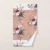 Summer Floral  Bath Towel Set Bad Handdoek (Handdoek)