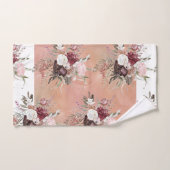 Summer Floral  Bath Towel Set Bad Handdoek (Handdoek)