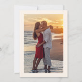 Summer floral Bridal Shower with Photo Yellow Kaart (Achterkant)