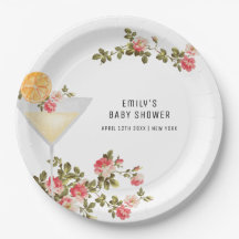 Summer Floral Brunch Bubbly Champagne Baby shower