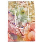 Summer Floral Design Medium Cadeauzakje (Achterkant)