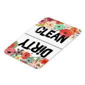 Summer Floral Dishwasher Magnet Magneet (Linkerzijde)