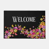 Summer Floral Doormat Deurmat (Voorkant)