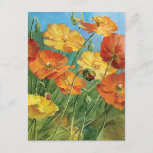 Summer Floral Field Briefkaart